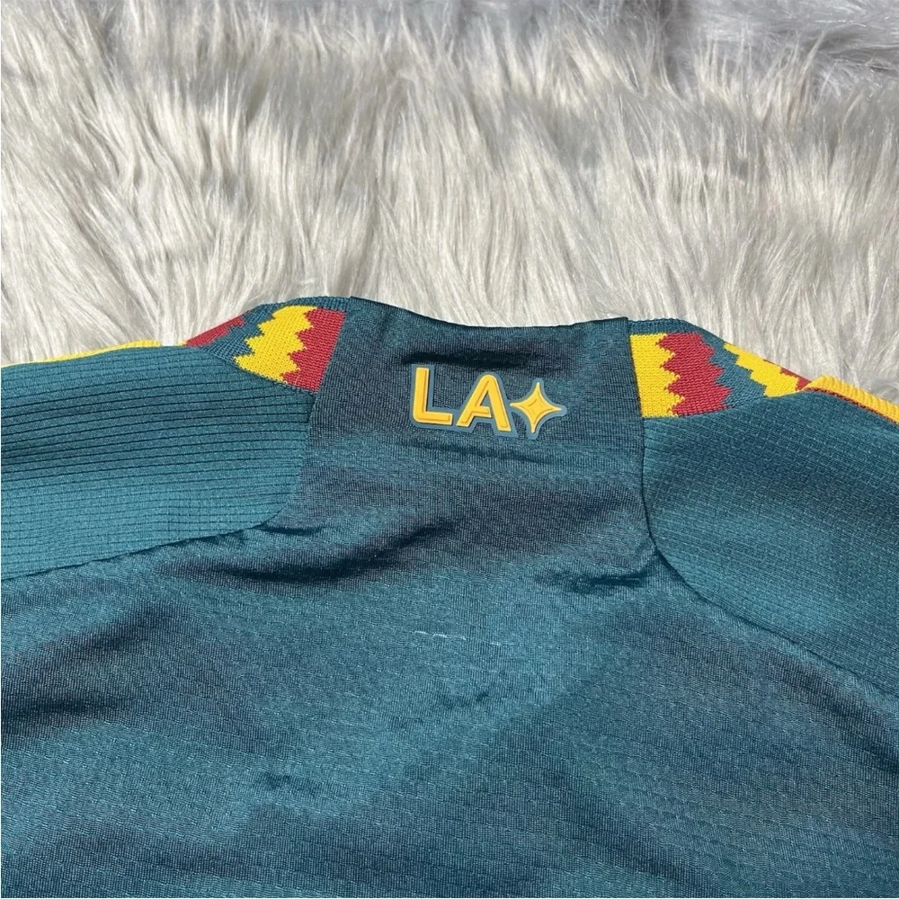 2023-24 Adidas Men’s LA Los Angeles Galaxy Green Soccer Jersey Small